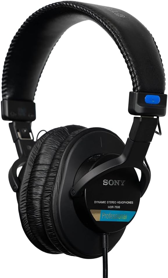 Sony MDR7506 Professional Headphones for Audio Enthusiasts