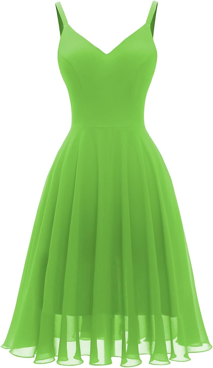 Ellames Women's Summer Dress Spaghetti Strap V Neck Sundress