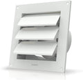 AC Infinity Wall Mount Duct Shutter, 6 in Louver Vent Hood - Quiet