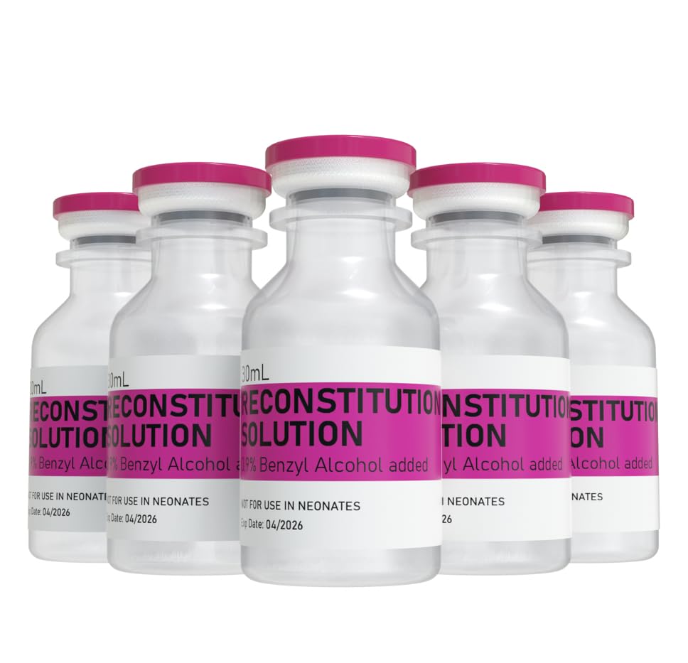 Reconstitution Solution 30mL 5 Pack for Sterile Applications
