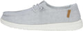 Hey Dude Womens Wendy Chambray Lace-Up Loafer - Lightweight Comfort On