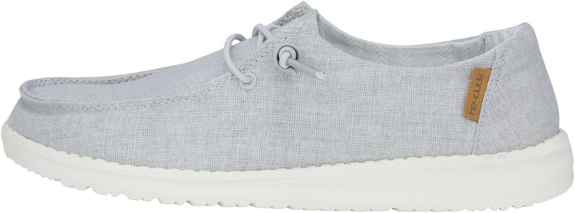 Hey Dude Women's Wendy Chambray Lace-Up Loafer for Comfort