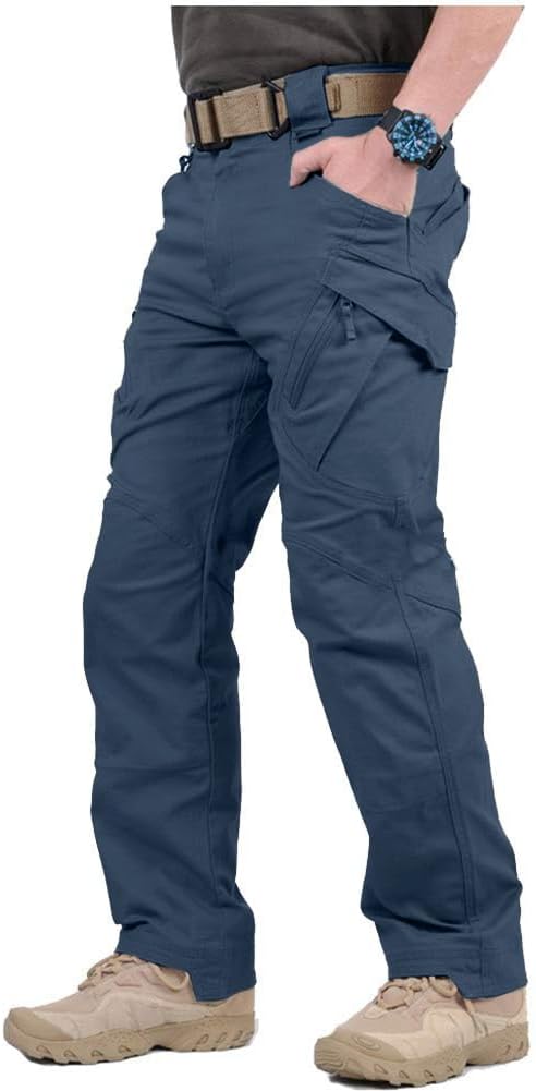 NAVEKULL Men's Military Cargo Tactical Pants for Outdoor Use