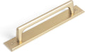 Goo-Ki Champagne Bronze Cabinet Pulls with Square Backplate - 2 Pack 5