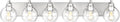 Bathroom Light Fixtures 6 Light Brushed Nickel Vanity Light - Modern