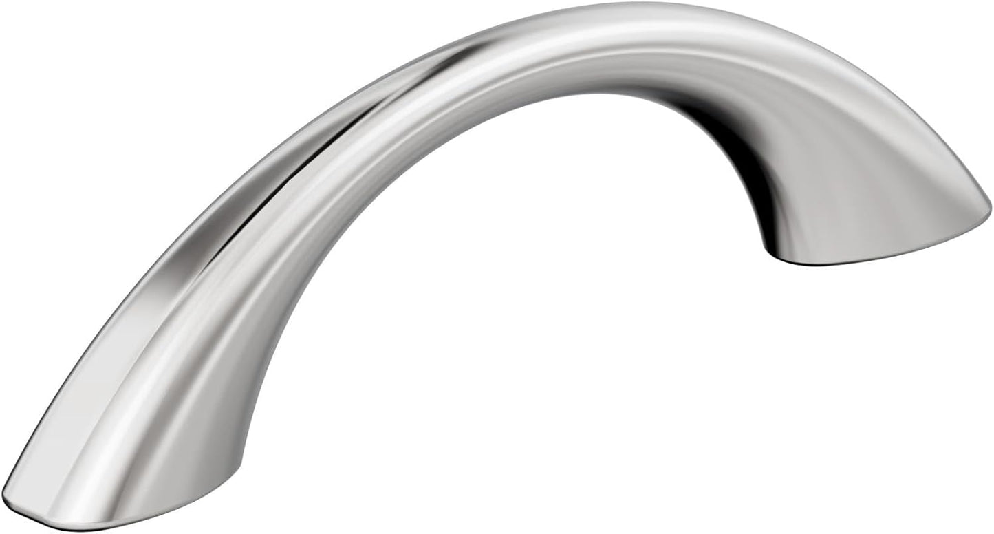Amerock Vaile 3 inch Polished Chrome Cabinet Pulls - 10 Pack