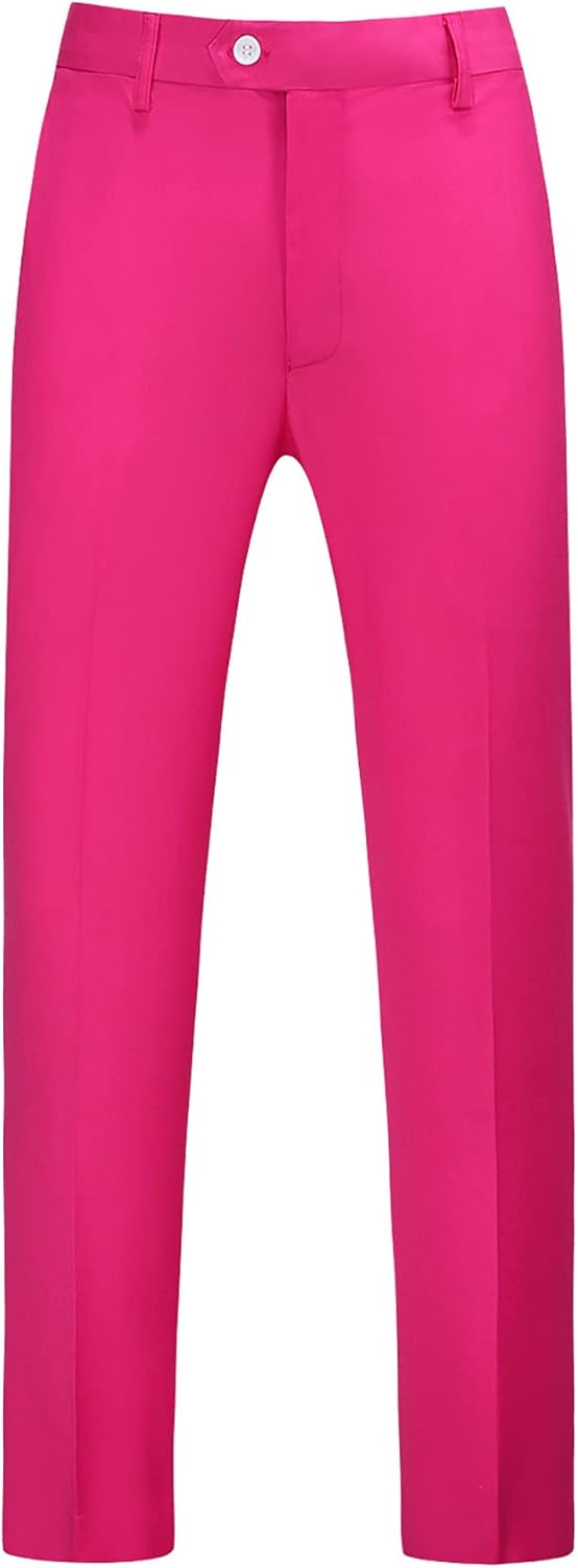MOGU Mens Slim Fit Front Flat Casual Pants for Every Occasion