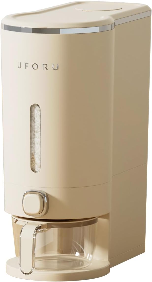 Massive 22LB Rice Dispenser for Kitchen Pantry Storage Solutions