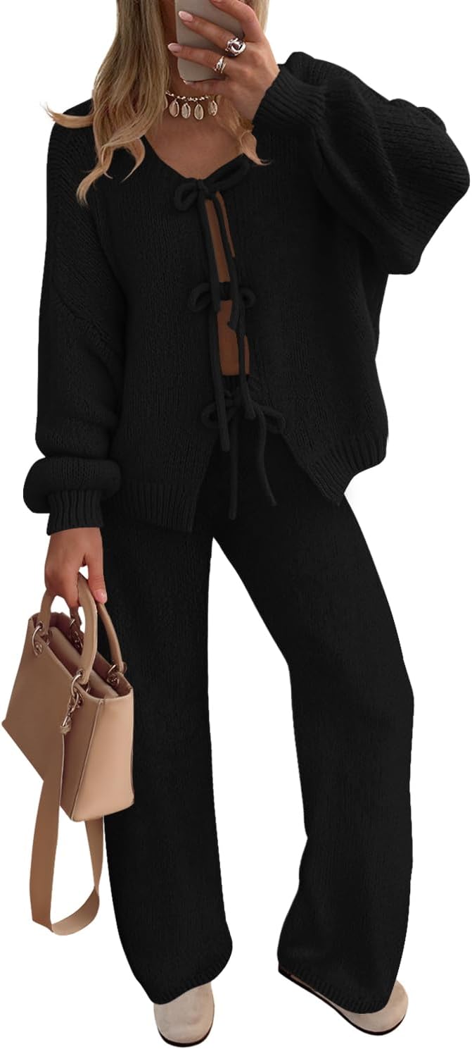 ZESICA Women's 2 Piece Outfits for Cozy Fall Lounge Wear