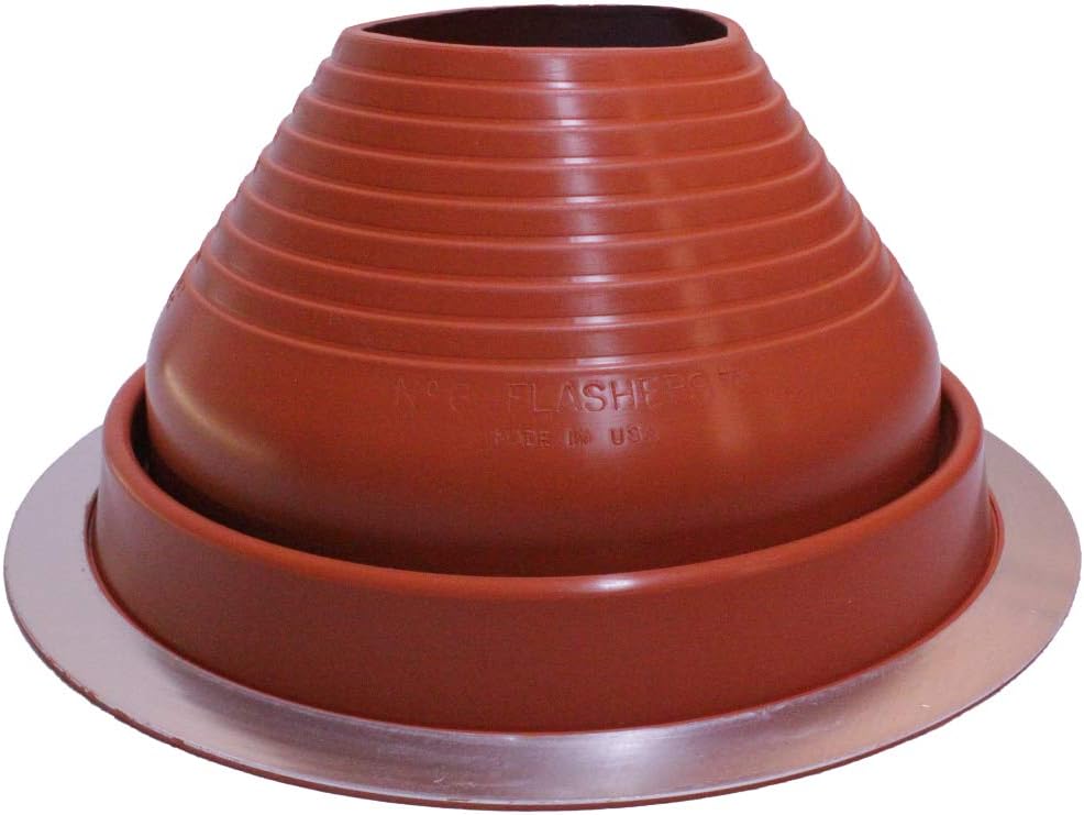 Flashers #6 Silicone High Temp Flexible Roof Jack Pipe Boot