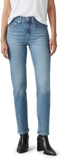 Levi's Women's 724 High Rise Straight Jeans - Flattering (Style D8BK)
