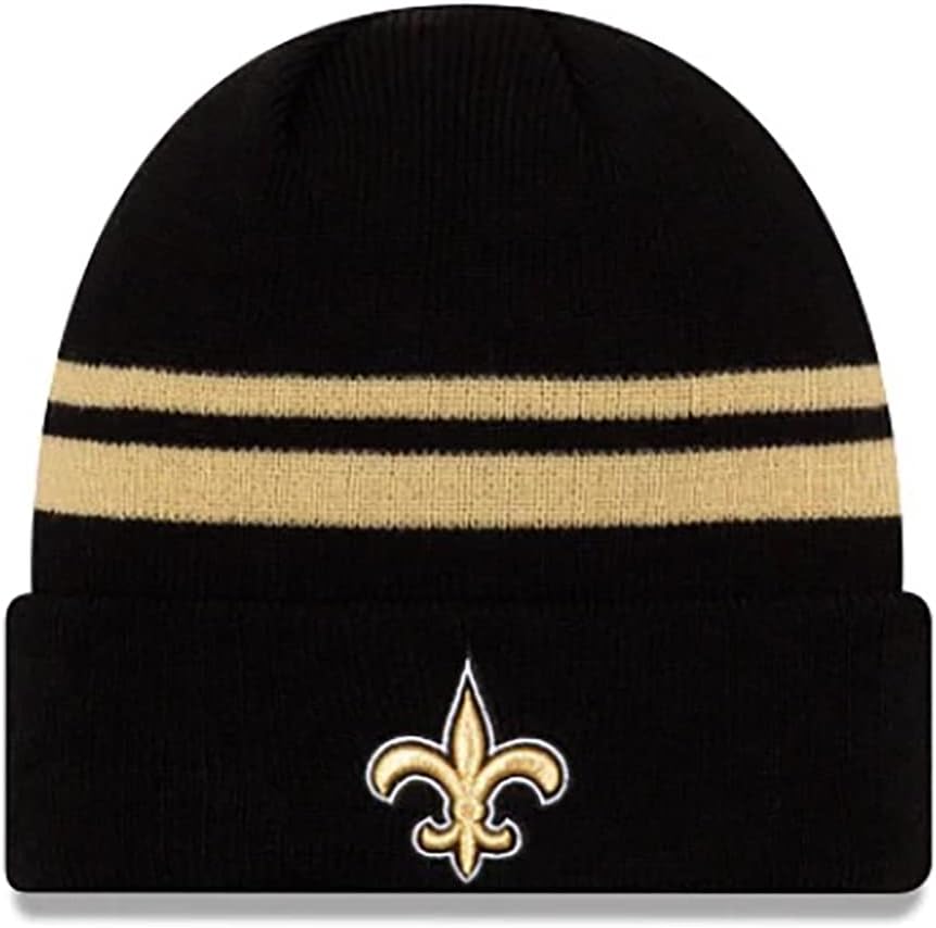 NFL Official Sport Knit Classic Striped Beanie for Cold Weather