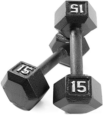 CAP Barbell Cast Iron Hex Dumbbell for Versatile Workouts