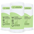Curie Natural Deodorant for Women - White Tea 3pk - Aluminum Free