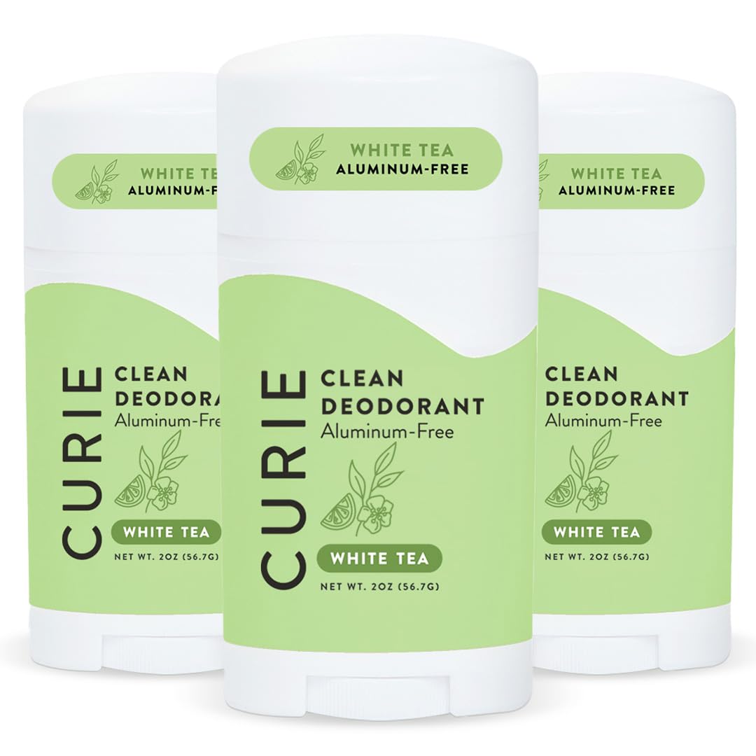 Curie Natural Deodorant for Women - White Tea - Aluminum Free