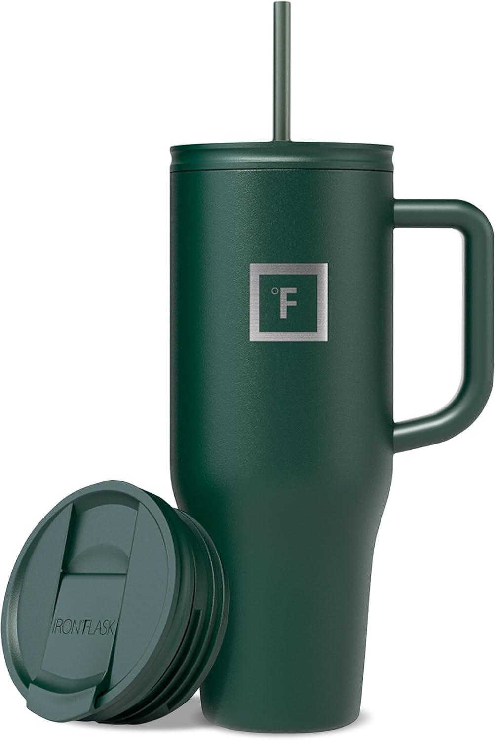 IRON FLASK Co-Pilot 40 oz Insulated Tumbler for Hot & Cold Drinks