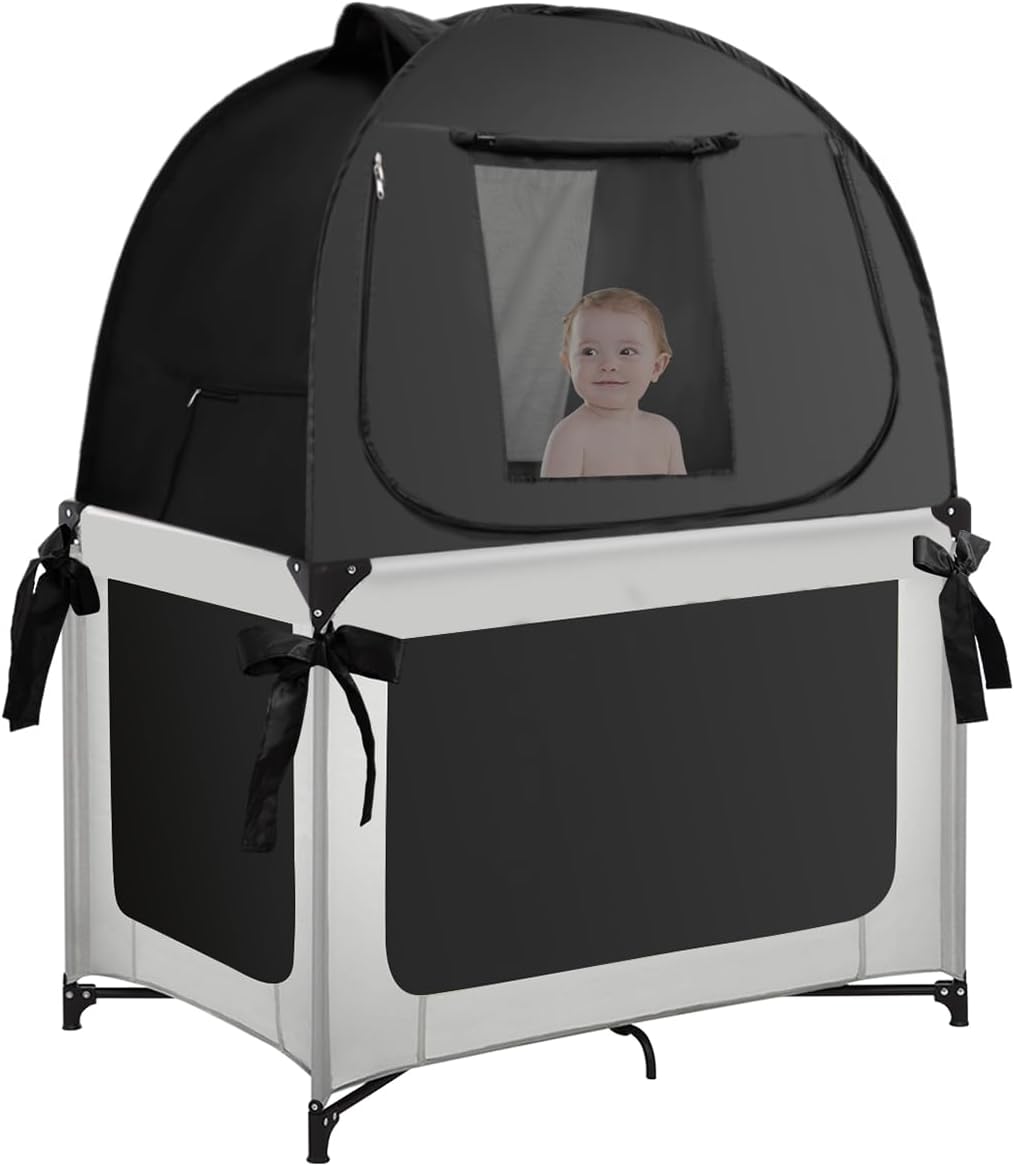 Pack N Play Blackout Cover for Baby Sleeping - Travel Essential