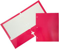 Glossy 3-Hole Punch Project Folders - High Gloss Fuchsia Hot Pink