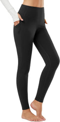 baleaf Women's Fleece Lined Leggings - High Waisted Warm Tights