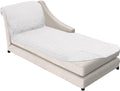 Sofa Shield Chaise Slip Cover 102x34 in White - Patented Strap