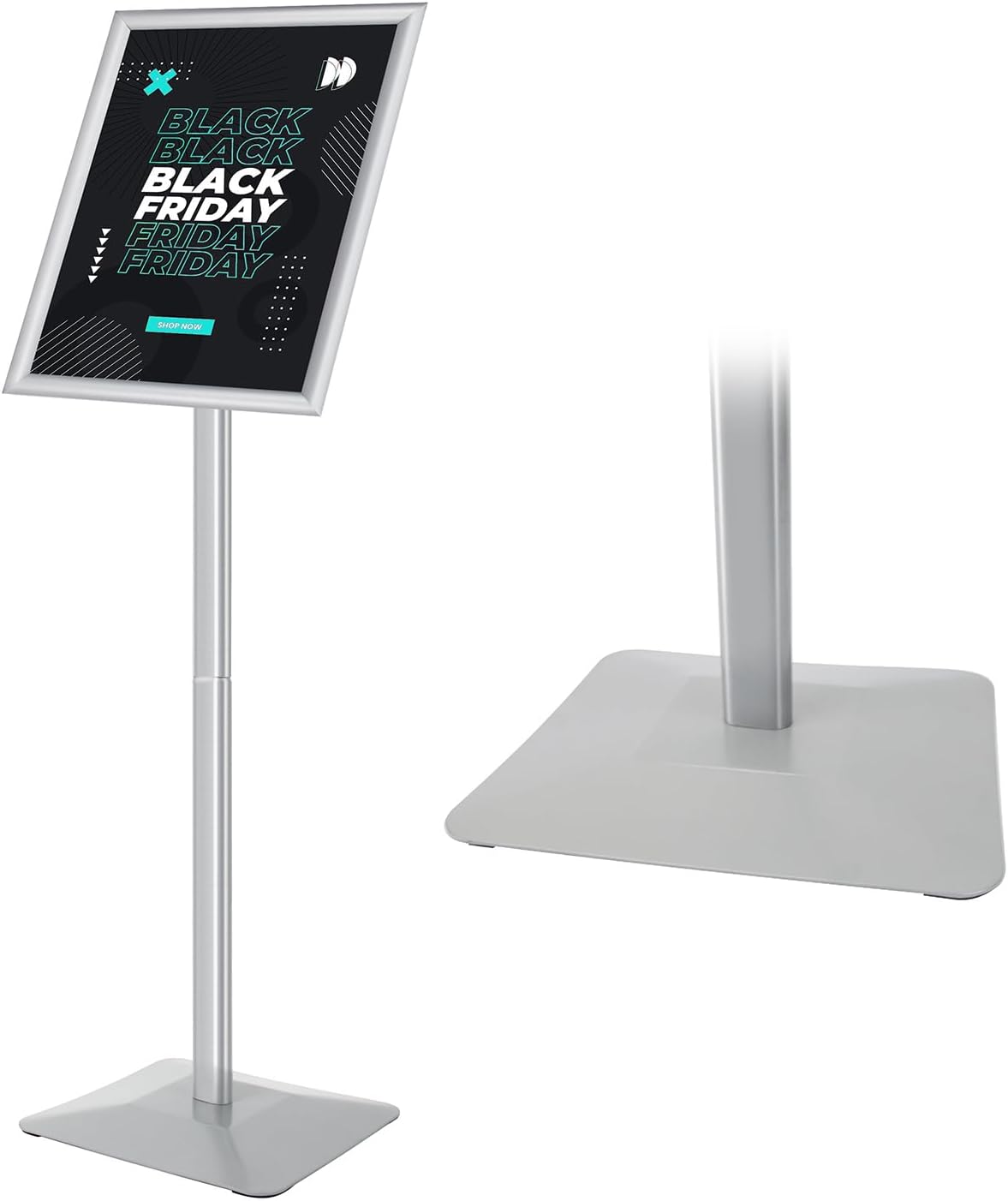Heavy Duty Sign Stand for Display, Adjustable and Stable Design