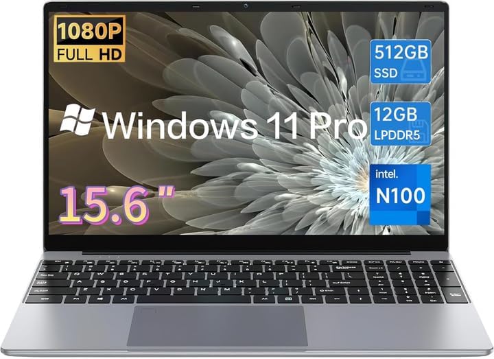 Gezoon 15.6 inch Laptop with 12GB RAM and 512GB SSD
