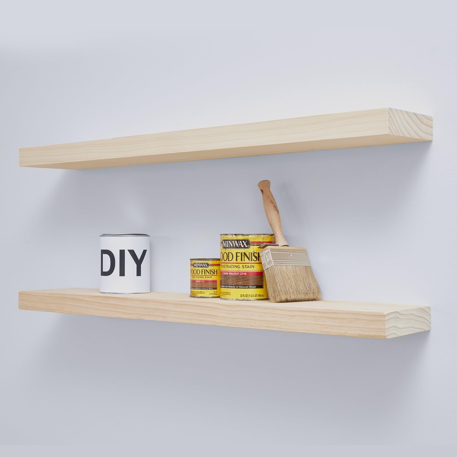 36 Inch Wood Floating Shelves for Elegant Home Decor