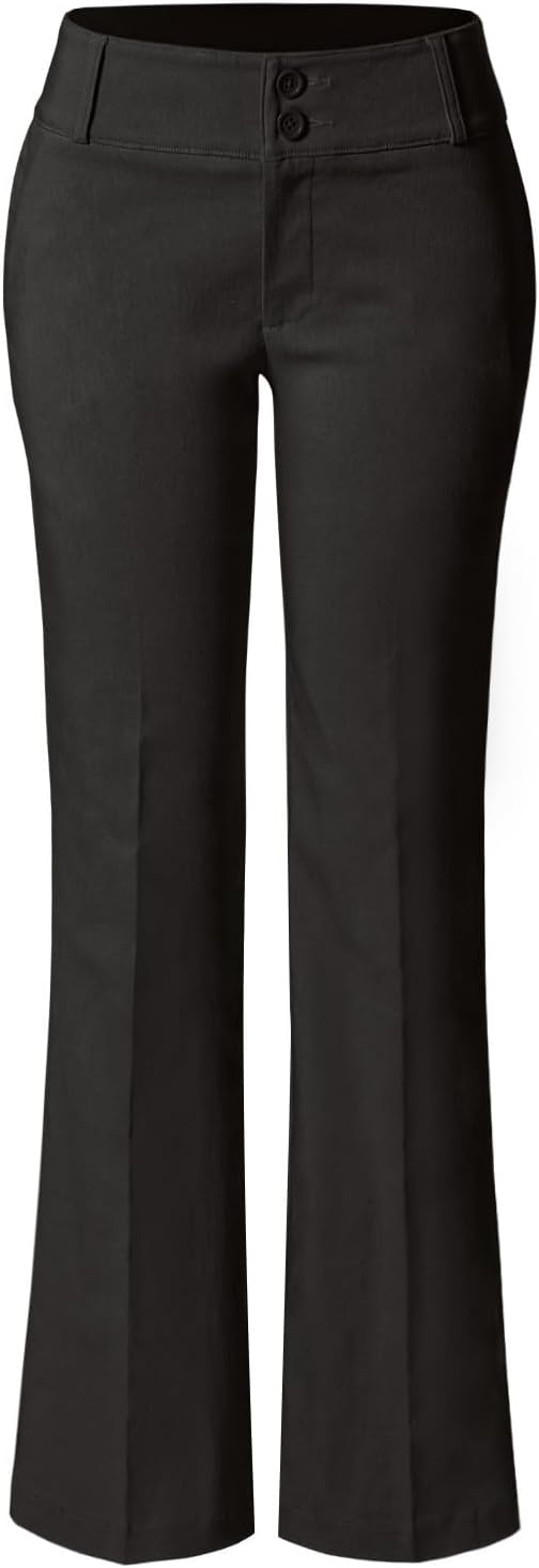 Ultra Stretch Comfy Bootcut Dress Pants for Work & Office