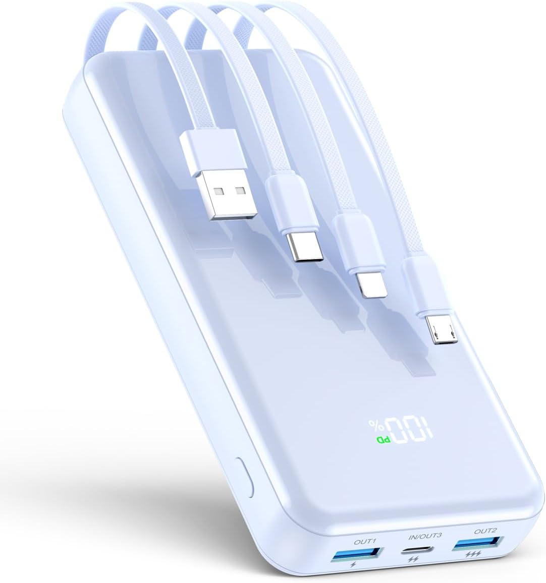 ENIRYO 42800mAh Power Bank: Portable PD 22.5w Fast Charger
