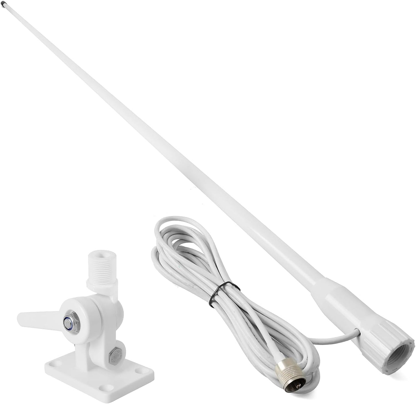 TWAYRDIO Marine VHF Antenna: Durable 3.6ft Waterproof Design