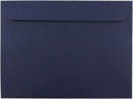 JAM PAPER 9 x 12 Booklet Envelopes Navy Blue - Bulk 500 Pack