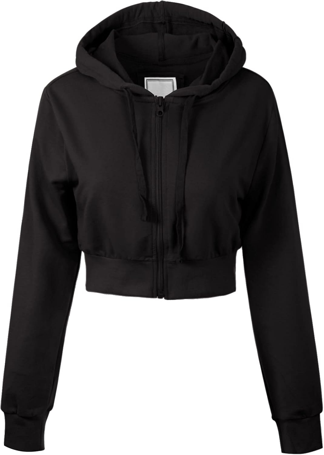 Cozy & Chic Zip-Up Crop Hoodie Jacket by MixMatchy
