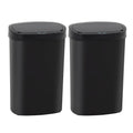 13 Gallon Touchless Motion Sensor Trash Can - Black Touch Free Bin