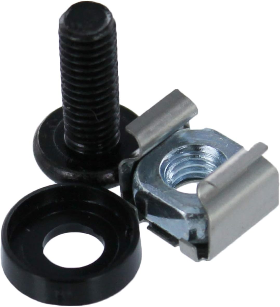NavePoint M6 Cage Nuts and Screws for Server Shelves Cabinets