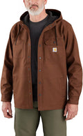 Men's Rain Defender Heavyweight Hooded Shirt Jac - Workwear