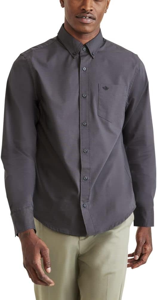 Dockers Men's Classic Fit Long Sleeve Comfort Flex Shirt Review