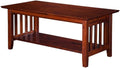 Mission Walnut Coffee Table by AFI - Classic Style