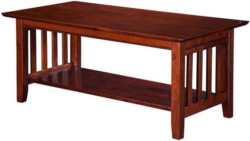Mission Walnut Coffee Table by AFI - Classic Style