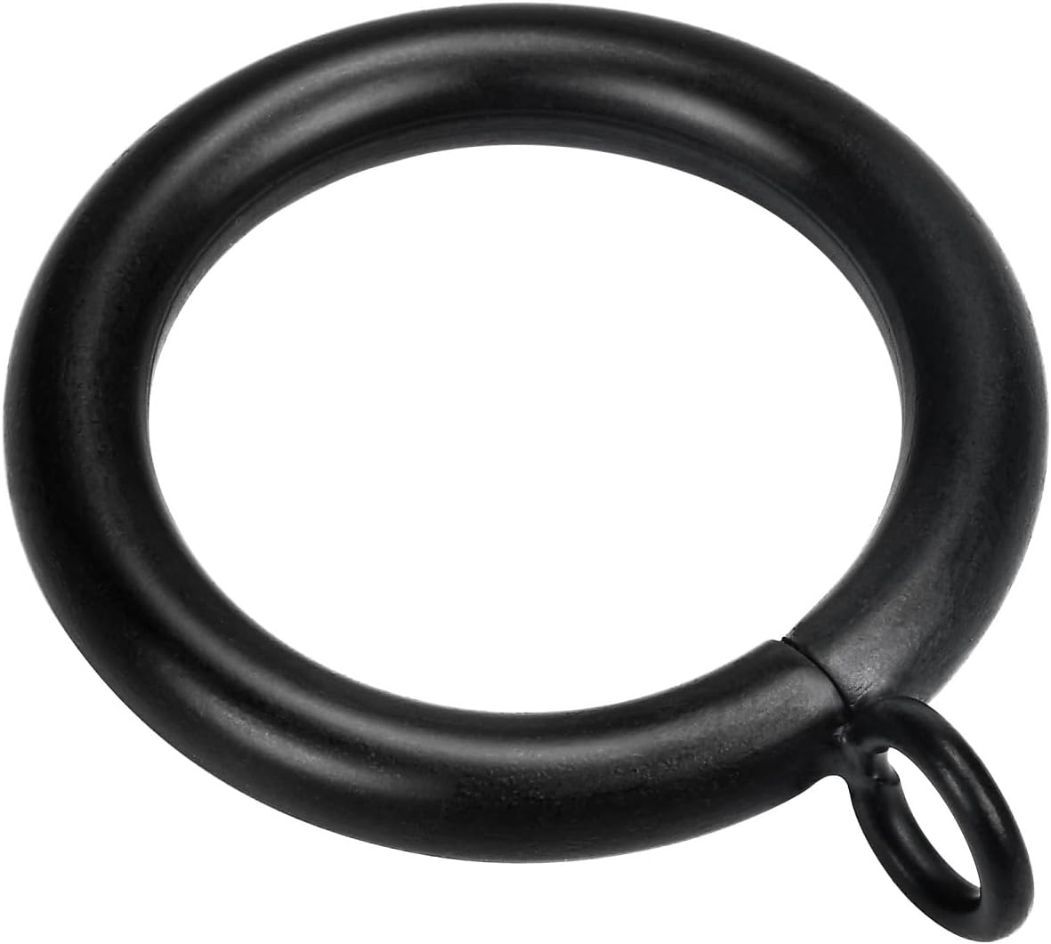 Secure & Stylish Black Curtain Rings 18Pcs