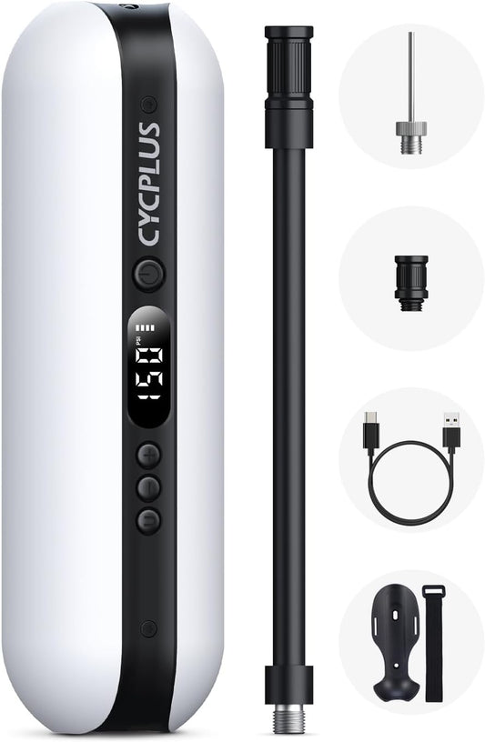 CYCPLUS Portable Bike Pump & Tire Inflator - 150 PSI Power!