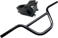 BMX Handlebar with Stem Swallow Shaped High-Carbon Steel 585mm