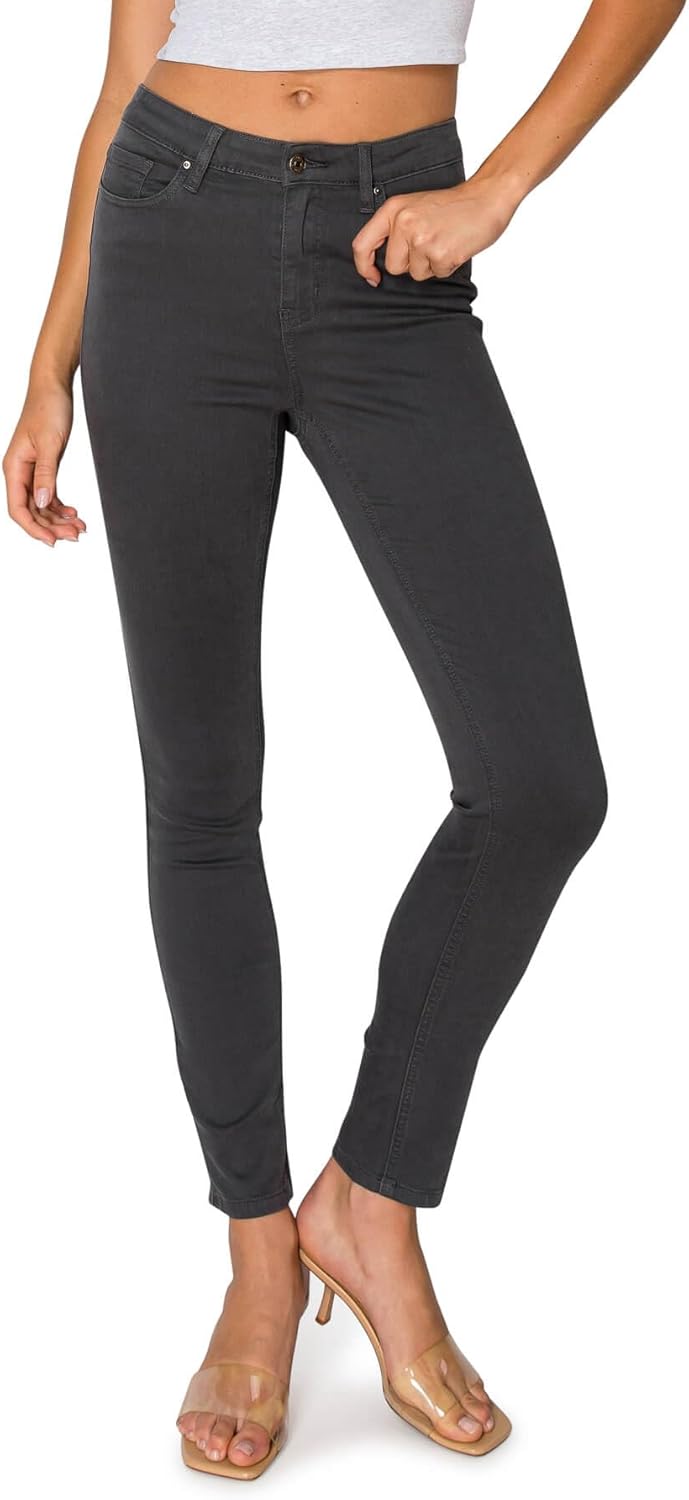 Everyday Garment-Dyed Skinny Jeans for Women - Soft & Comfy