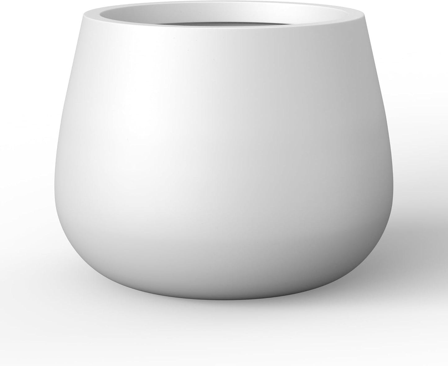Kante Curva Series Planter - 10.2 Inch Round Concrete Pot