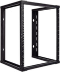 12U Wall Mount Open Frame 19 in Server Rack - Compact 16in Depth