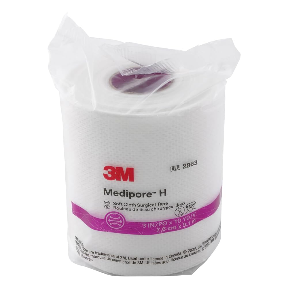 3M Medipore H Perforated Medical Tape for Easy Application