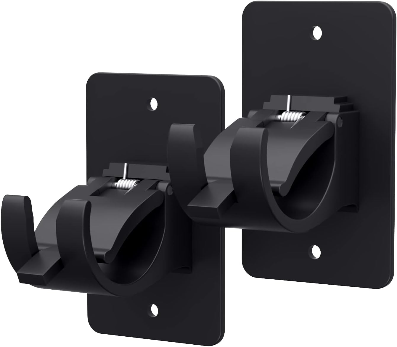 Universal No-Drill Curtain Rod Hooks - Easy Install!
