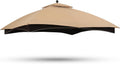 12 x 10 Gazebo Canopy Top Replacement in Beige - Fits Allen Roth