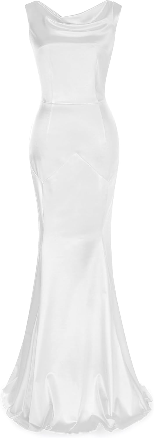 Elegant Mermaid Sleeveless Gowns for Formal Evening Events