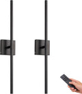 Battery Operated LED Wall Sconces Set of Two for Any Room