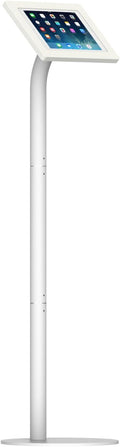 VidaMount White Enclosure and Floor Stand Bundle - Secure iPad Display